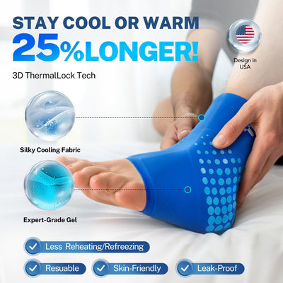 NuraWell Ankle Ice Sleeve