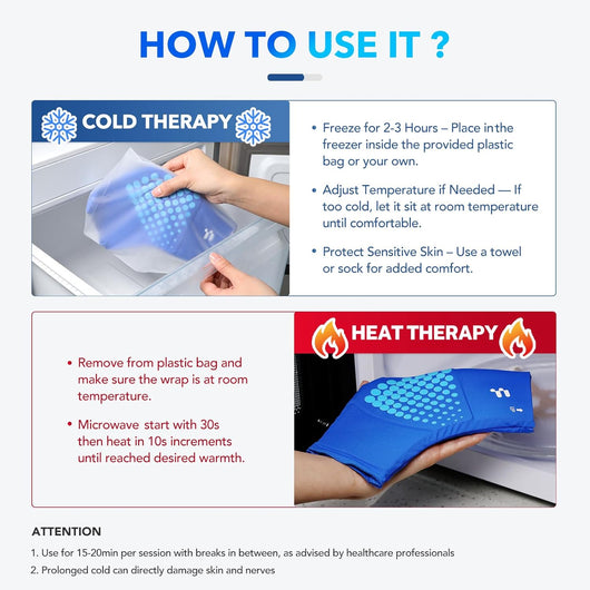 NuraWell Ankle Ice Sleeve