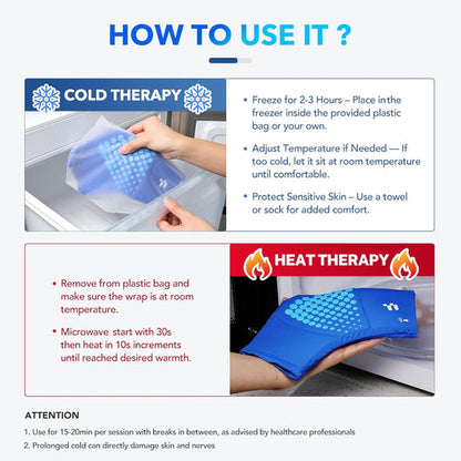 NuraWell Ankle Ice Sleeve